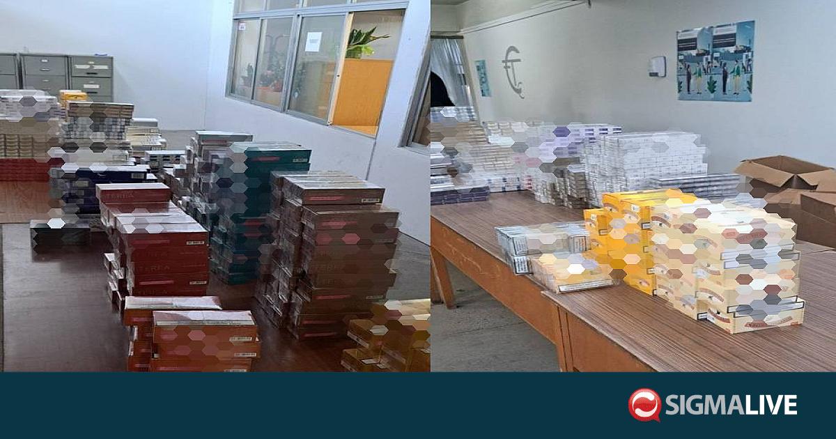 Ντου στην οικία 48χρονου- Εντόπισαν εκατοντάδες κούτες παράνομων καπνικών(pic)