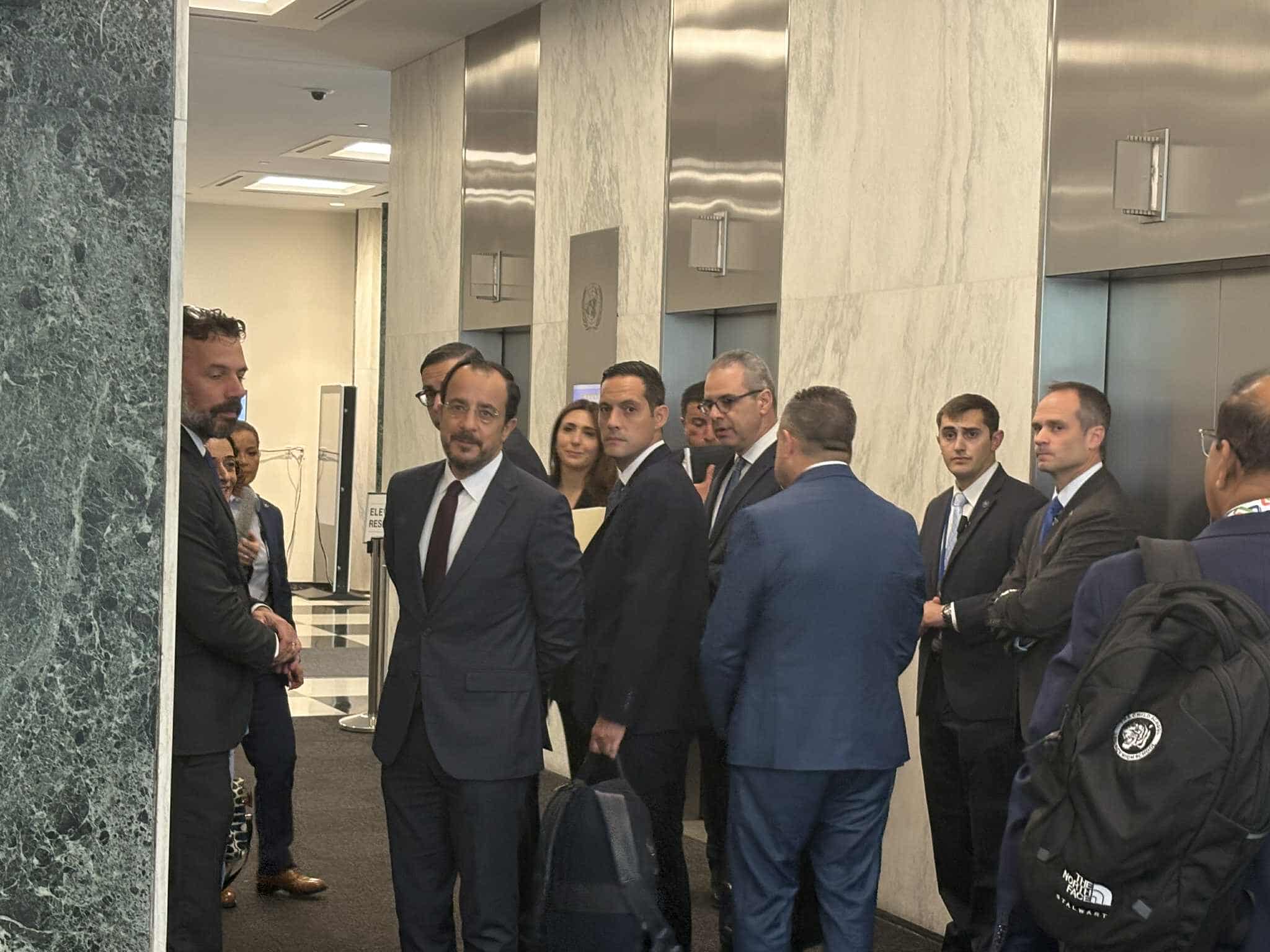«Πανέτοιμος» για την Πενταμερή δηλώνει ο Πρόεδρος Χριστοδουλίδης (pic+vids) «Πανέτοιμος» για την Πενταμερή δηλώνει ο Πρόεδρος Χριστοδουλίδης (pic+vids)