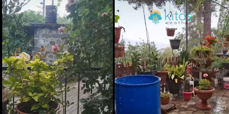 ΒΙΝΤΕΟ: Καλοκαιρινή μπόρα στα ορεινά