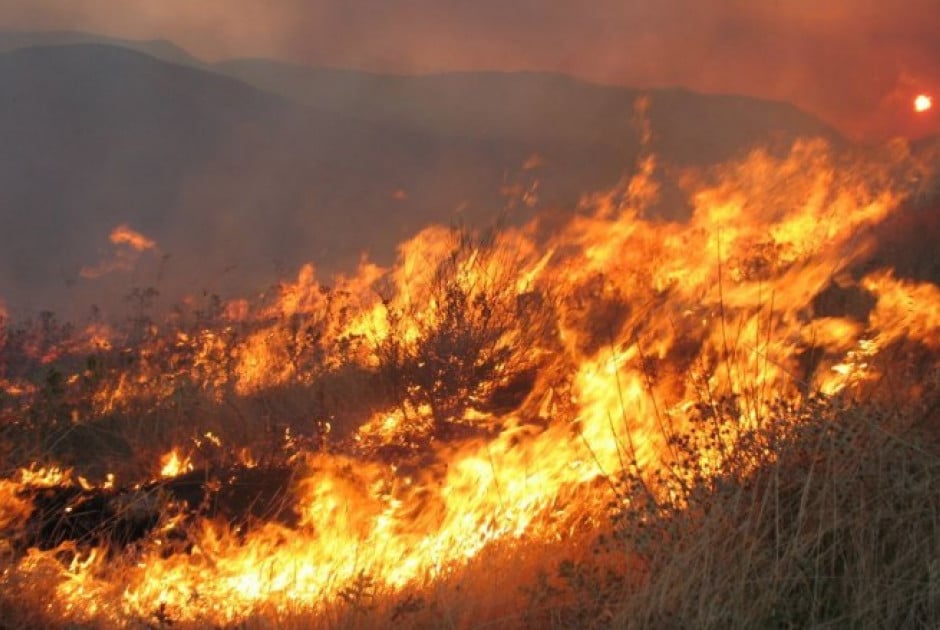 Φωτιά στην Αγία Βαρβάρα – Κάηκαν καλαμιώνες Φωτιά στην Αγία Βαρβάρα – Κάηκαν καλαμιώνες