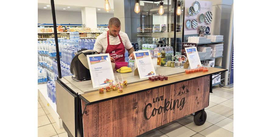 Live Cooking Event με τον Θεόδωρο Ελευθερίου στη Υπεραγορά ΜΕΤΡΟ Λάρνακας Live Cooking Event με τον Θεόδωρο Ελευθερίου στη Υπεραγορά ΜΕΤΡΟ Λάρνακας