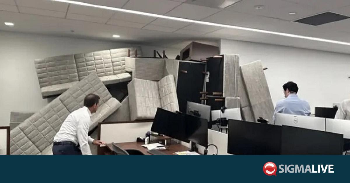 Μακελειό στη Νέα Υόρκη: Υπάλληλοι έφραξαν με καναπέδες την πόρτα για να σωθούν Μακελειό στη Νέα Υόρκη: Υπάλληλοι έφραξαν με καναπέδες την πόρτα για να σωθούν