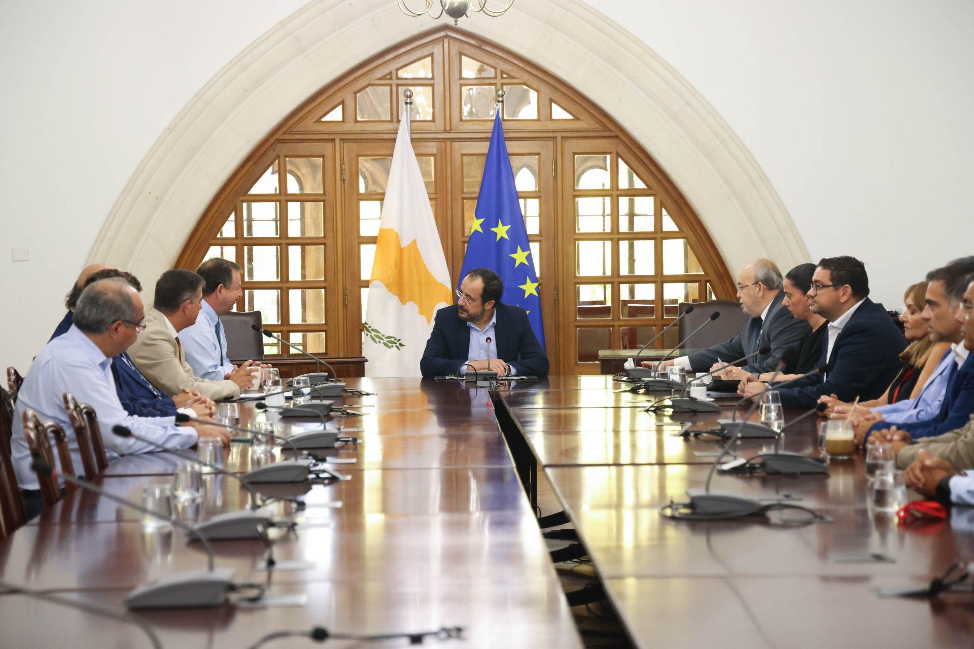 Ο ΠτΔ δέχθηκε τον Δήμαρχο και το Δημοτικό Συμβούλιο Αμμοχώστου