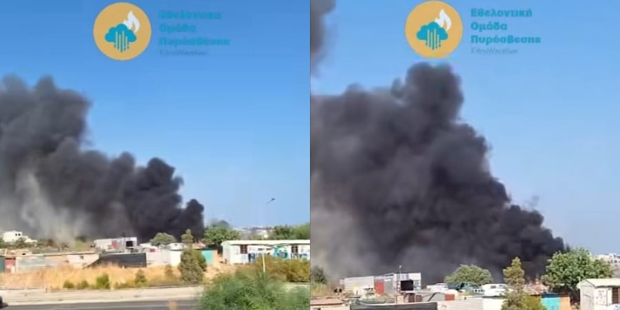 Πυρκαγιά σε κατοικημένη περιοχή στη Λεμεσό- Στη μάχη δύο πτητικά μέσα (vid) Πυρκαγιά σε κατοικημένη περιοχή στη Λεμεσό- Στη μάχη δύο πτητικά μέσα (vid)