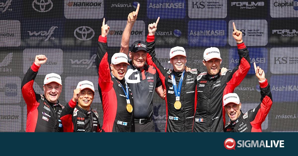 Ιστορική νίκη για την TOYOTA GAZOO Racing στη Φινλανδία Ιστορική νίκη για την TOYOTA GAZOO Racing στη Φινλανδία
