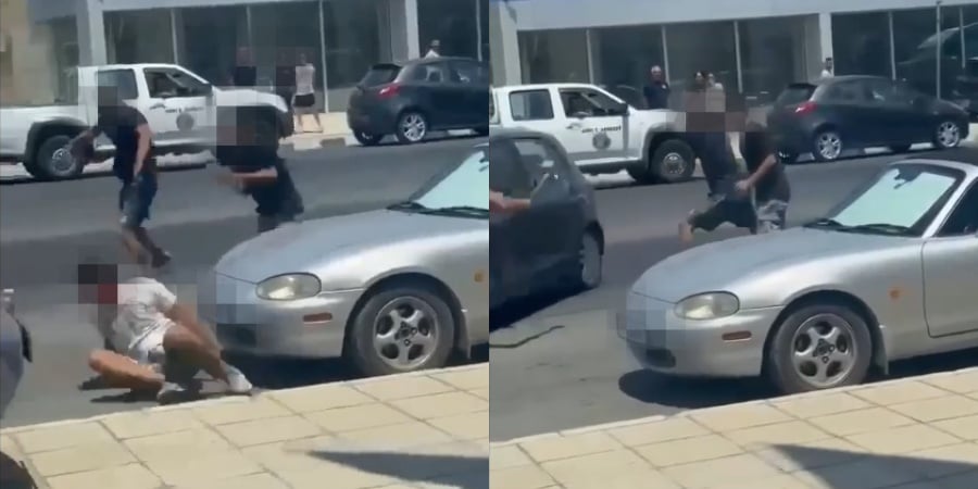 Καυγάς στη Λεμεσό: Αλληλοεπιθέσεις με σωλήνες στον δρόμο- Συμμετείχε 14χρονος