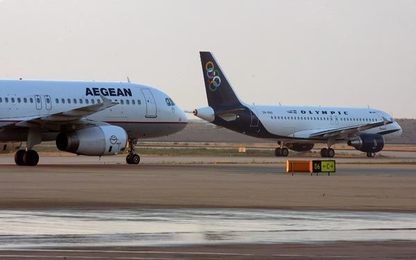 AEGEAN & Olympic Air: Δωρεάν αλλαγές εισιτηρίων λόγω στάσης εργασίας ελεγκτών AEGEAN & Olympic Air: Δωρεάν αλλαγές εισιτηρίων λόγω στάσης εργασίας ελεγκτών