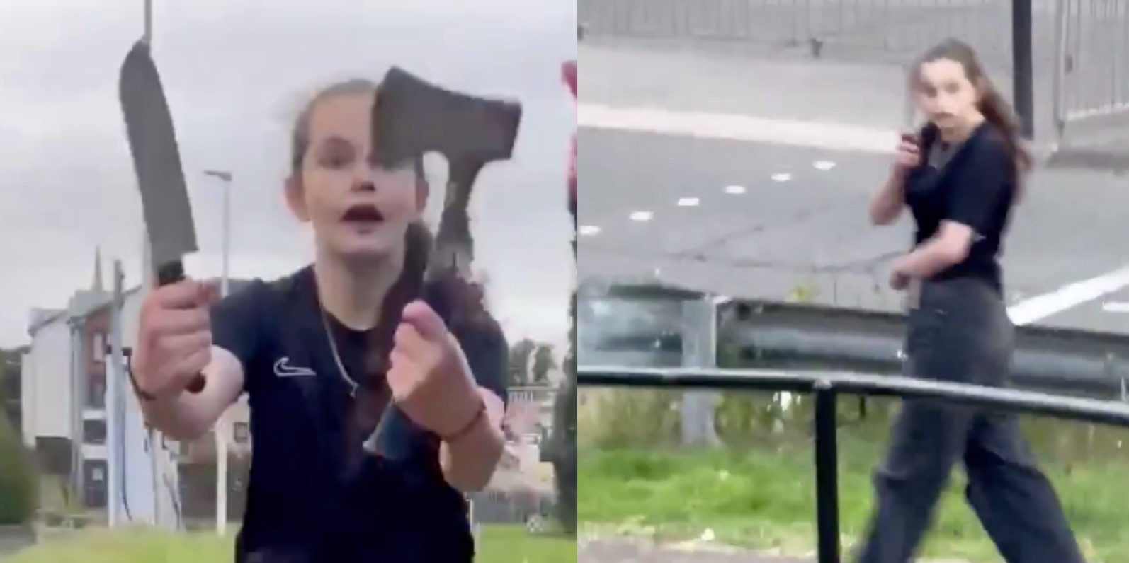 Σκωτία: Viral η 14χρονη που συνελήφθη με τσεκούρι και μαχαίρι – Ο λόγος (VID) Σκωτία: Viral η 14χρονη που συνελήφθη με τσεκούρι και μαχαίρι – Ο λόγος (VID)