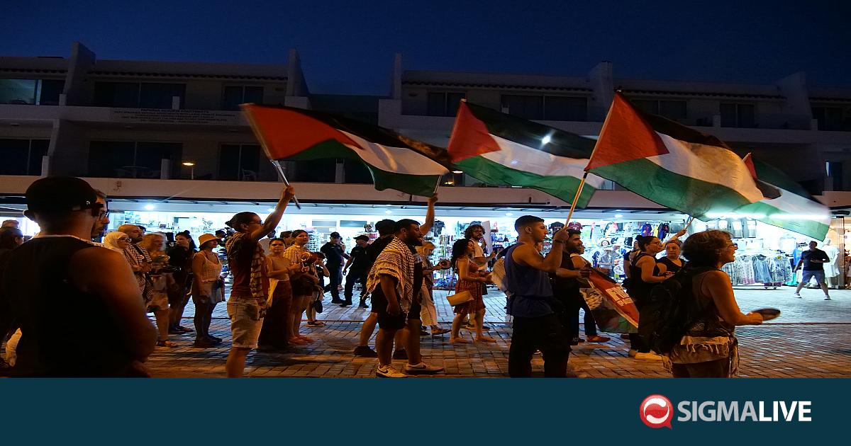 Διαμαρτυρία υπέρ της Παλαιστίνης με κατσαρόλες και ξύλινες κουτάλες στην Πάφο