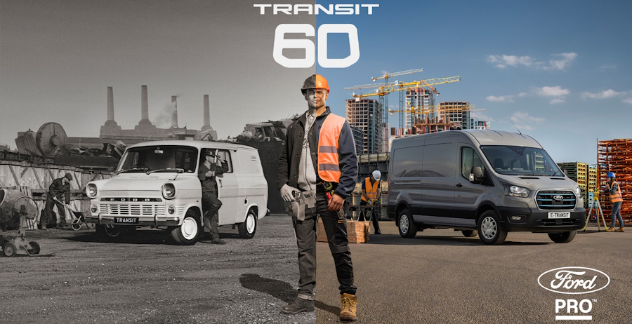 Ford Transit: 60 χρόνια ως έμπιστος επιχειρηματικός συνεργάτης της Ευρώπης