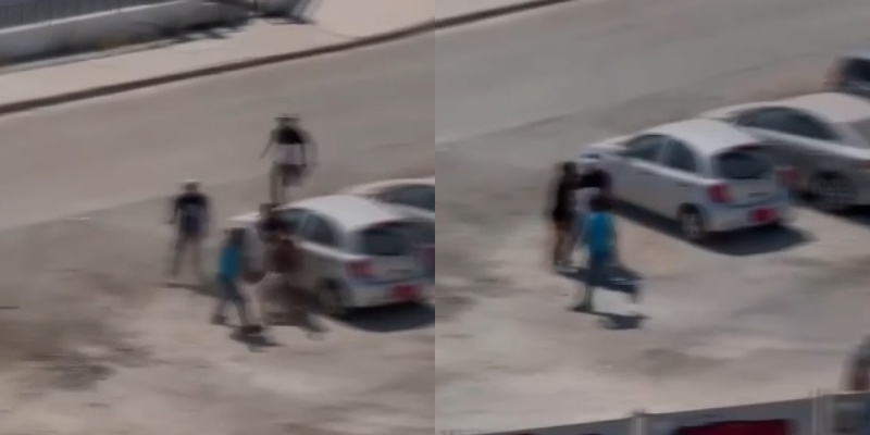 Άγρια συμπλοκή αλλοδαπών στη Λεμεσό με βιτσιές και πέτρες (ΒΙΝΤΕΟ)