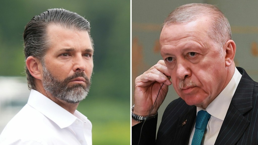 Κρυφή συνάντηση Ερντογάν με το γιο του Τραμπ στην Κωνσταντινούπολη