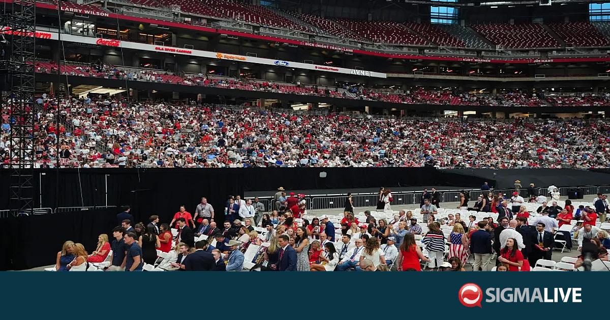 Τσάρλι Κερκ: Κοσμοσυρροή στο Στάδιο State Farm για την κηδεία του (pic&vid) Τσάρλι Κερκ: Κοσμοσυρροή στο Στάδιο State Farm για την κηδεία του (pic&vid)