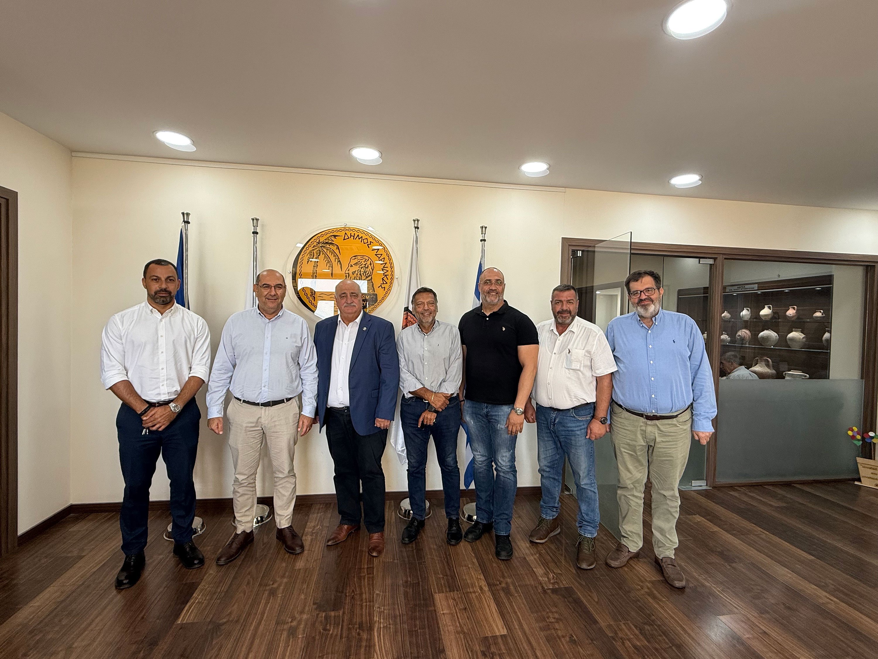 Μεταρρύθμιση Τ.Α και ανάπτυξη Λάρνακας συζήτησαν Βύρας- Πρόεδρος ΕΔΕΚ