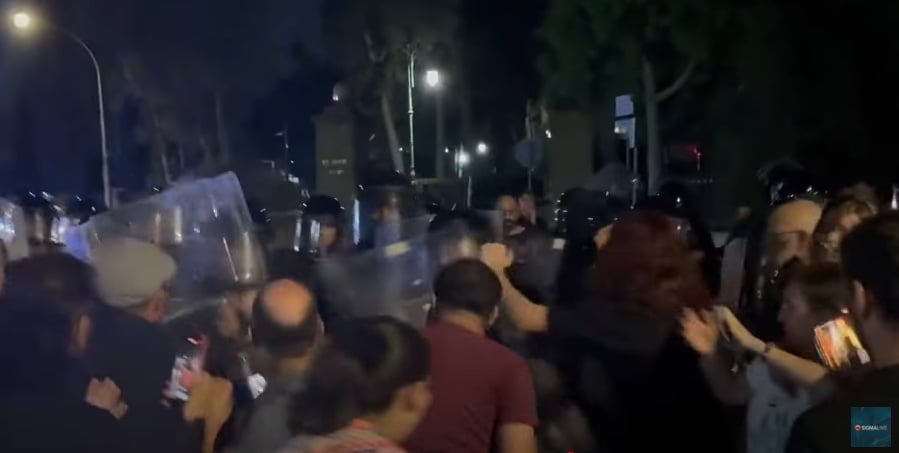 Ποιο λόγο επικαλείται η Αστυνομία για την ένταση στην εκδήλωση διαμαρτυρίας