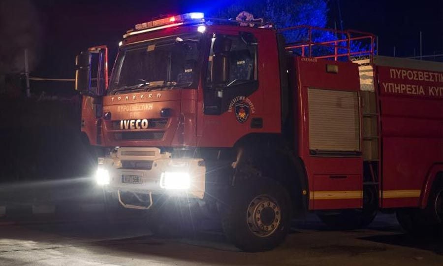 Πυρκαγιά τα ξημερώματα σε χώρο αναψυχής – Διασώθηκαν γυναίκα και κατοικίδιο