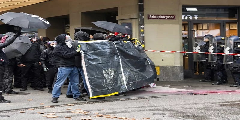 Βέρνη: Βίαιες συγκρούσεις στη φιλοπαλαιστινιακή πορεία-20 τραυματίες