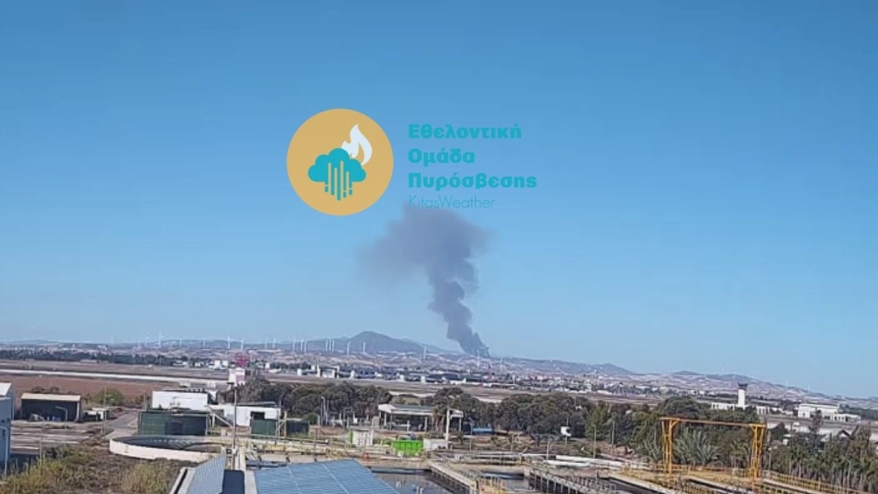 ΕΚΤΑΚΤΟ: Ξέσπασε πυρκαγιά στην επαρχία Λάρνακας (pic)