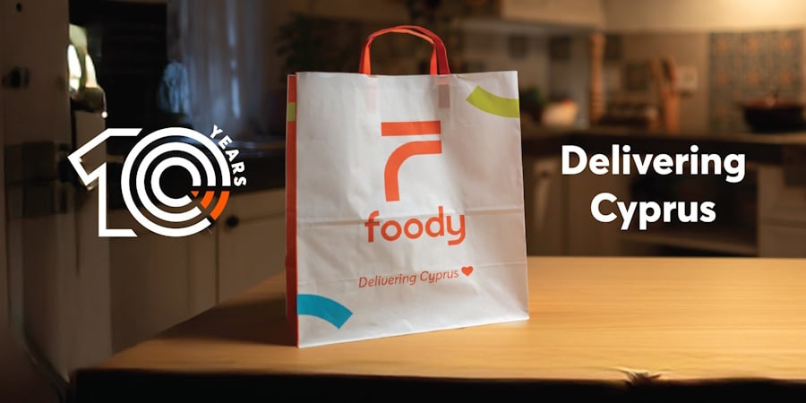 10 Χρόνια Foody: 10 Χρόνια Delivering Cyprus