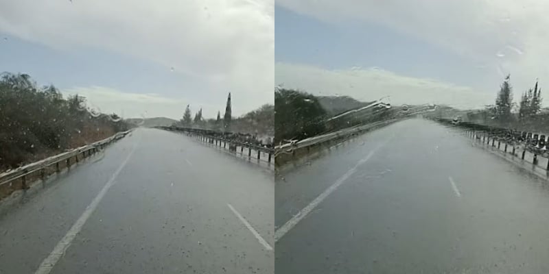 ΒΙΝΤΕΟ: Καταρρακτώδεις βροχές στο ύψος του Κόρνου ΒΙΝΤΕΟ: Καταρρακτώδεις βροχές στο ύψος του Κόρνου
