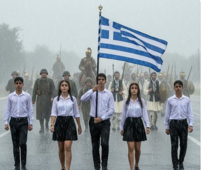 Η viral «φωτογραφία» με ΑΙ για 28η Οκτωβρίου που σκορπά ρίγη συγκίνησης