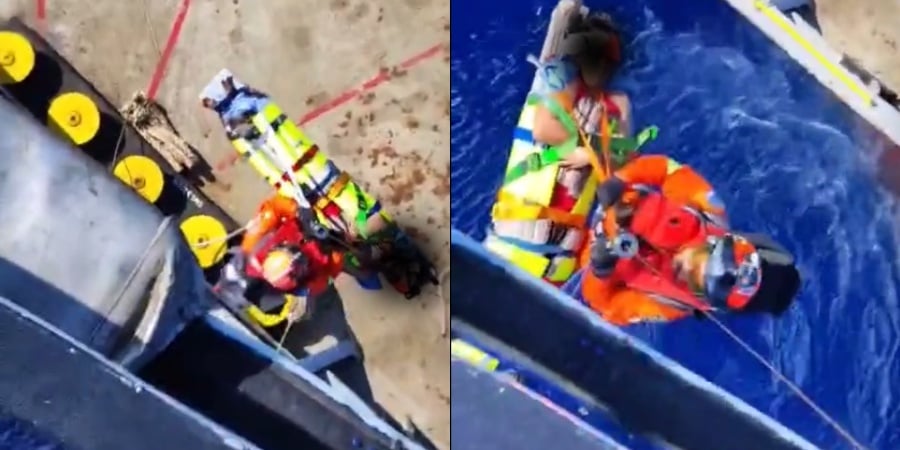 Συναγερμός στο ΚΣΕΔ:  Βίντεο από την αεροδιακομιδή ασθενούς στη Λάρνακα