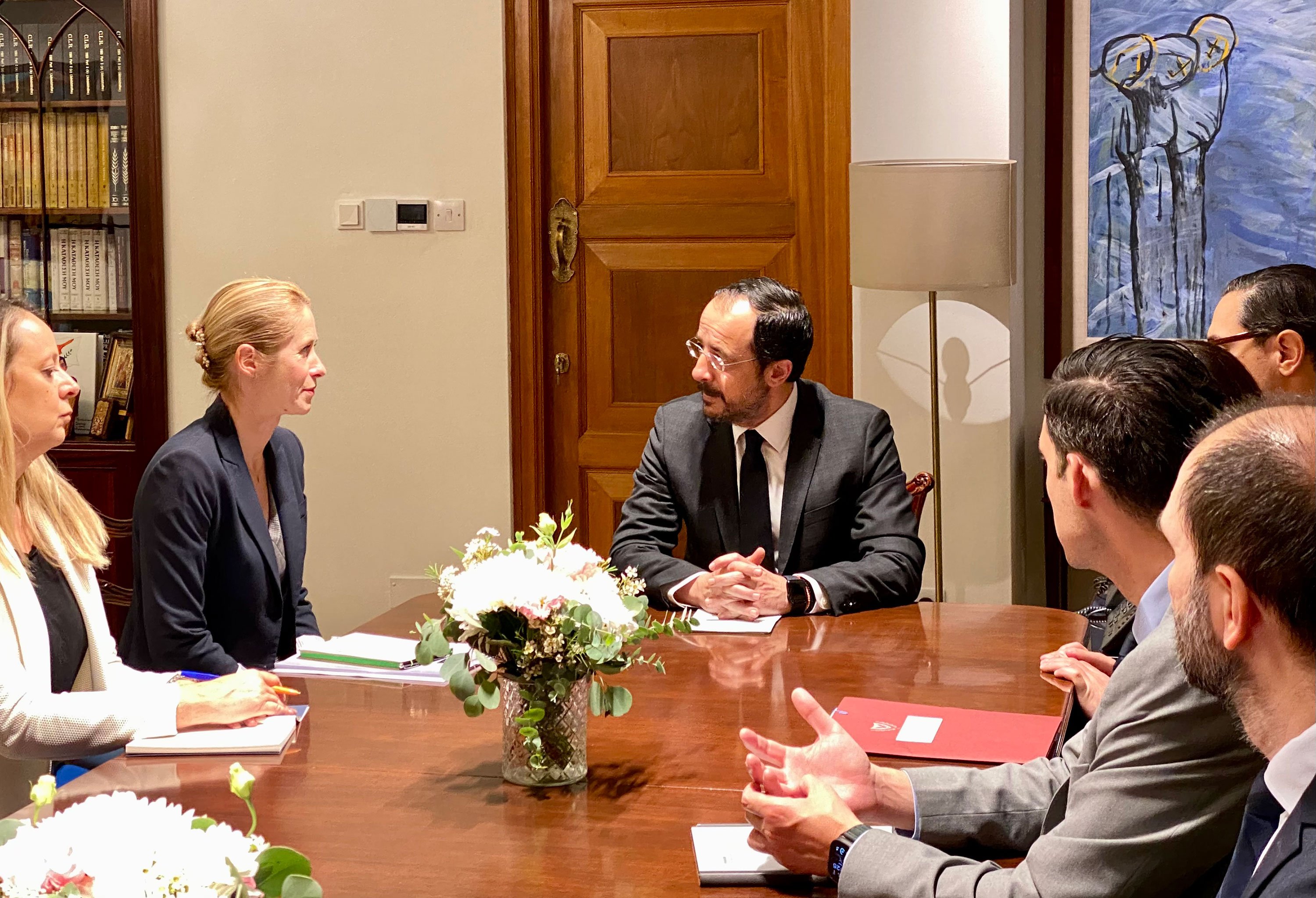 Συνάντηση ΠτΔ-Κάλας: Στο επίκεντρο το Κυπριακό και ρόλος Κύπρου στη Μ. Ανατολή