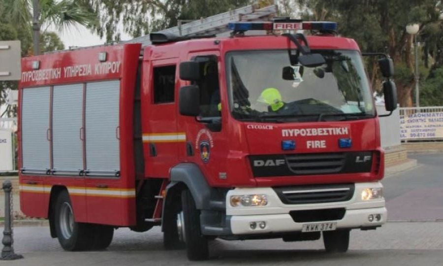 Φωτία σε Λεωφορείο στην Πάφο