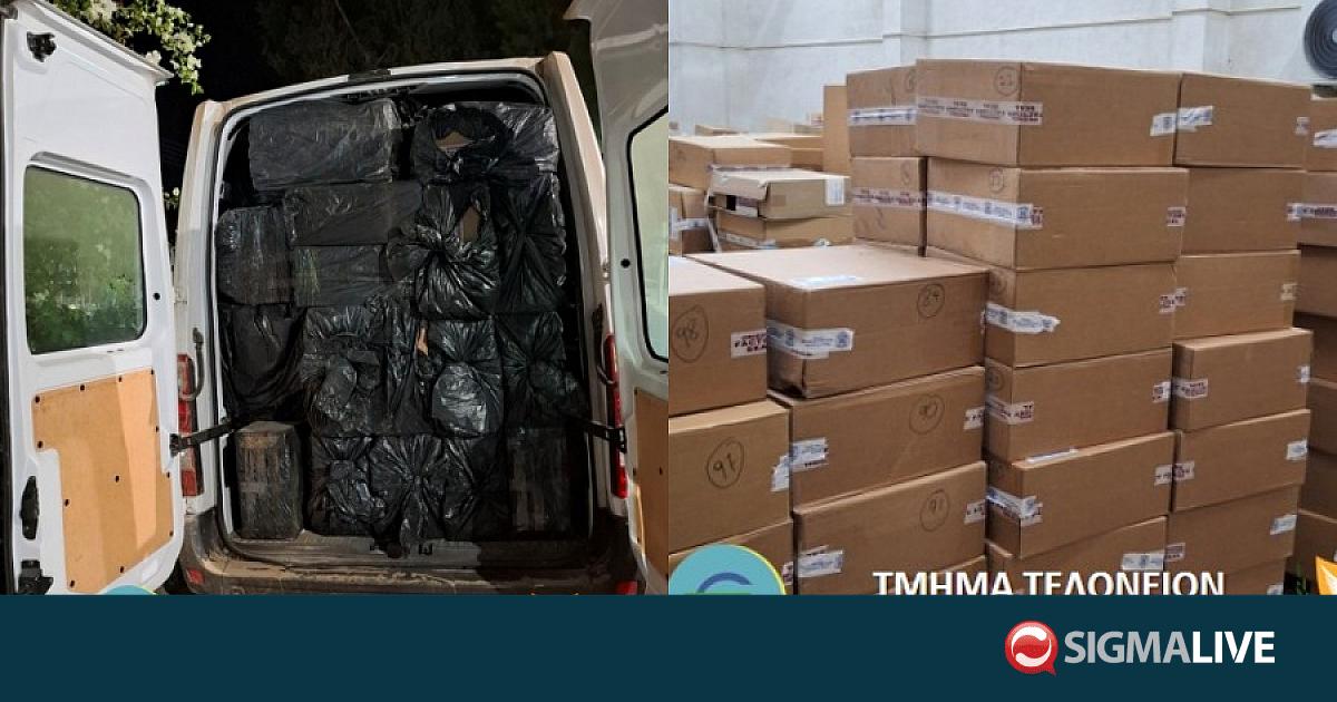 Εντόπισαν παράνομα τσιγάρα αξίας €380,000 στα Λύμπια- Υποψίες σύνδεσης με Πύλα
