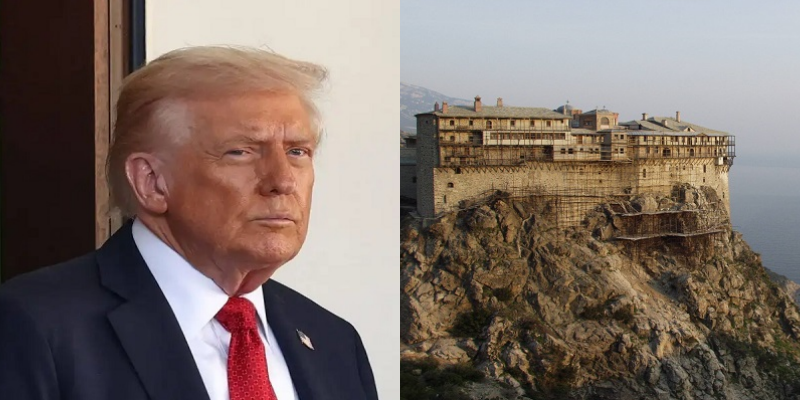 Ο Διοικητής της Αθωνικής Πολιτείας κάλεσε τον Τραμπ στο Άγιο Όρος