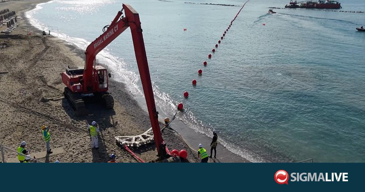 Το υποθαλάσσιο καλώδιο BlueMed «προσγειώθηκε» στην Κύπρο – Η στρατηγική αξία