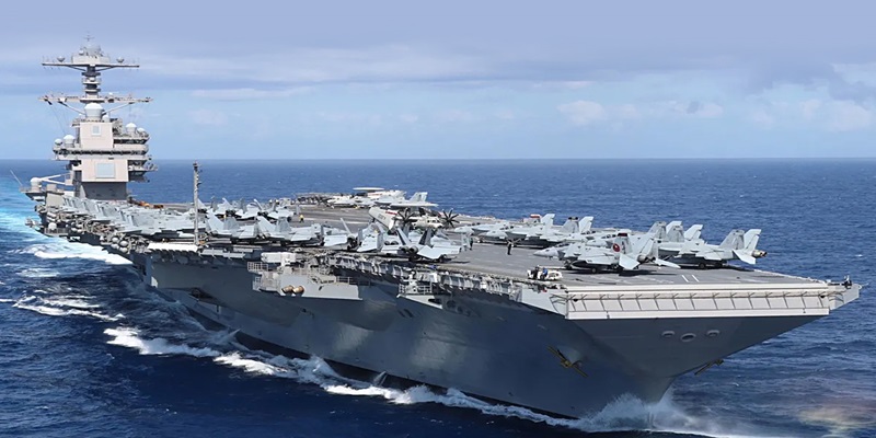 ΗΠΑ: Το αεροπλανοφόρο Gerald R. Ford έφτασε στα ανοιχτά της Λατινικής Αμερικής