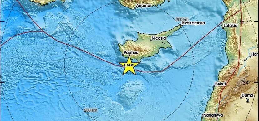 Ισχυρή σεισμική δόνηση στην Κύπρο - Κόσμος βγήκε πανικόβλητος στους δρόμους