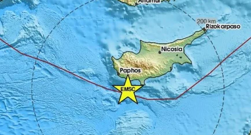 Τμ. Γεωλογικής Επισκόπησης: 5,2 Ρίχτερ ο σεισμός το απόγευμα της Τετάρτης