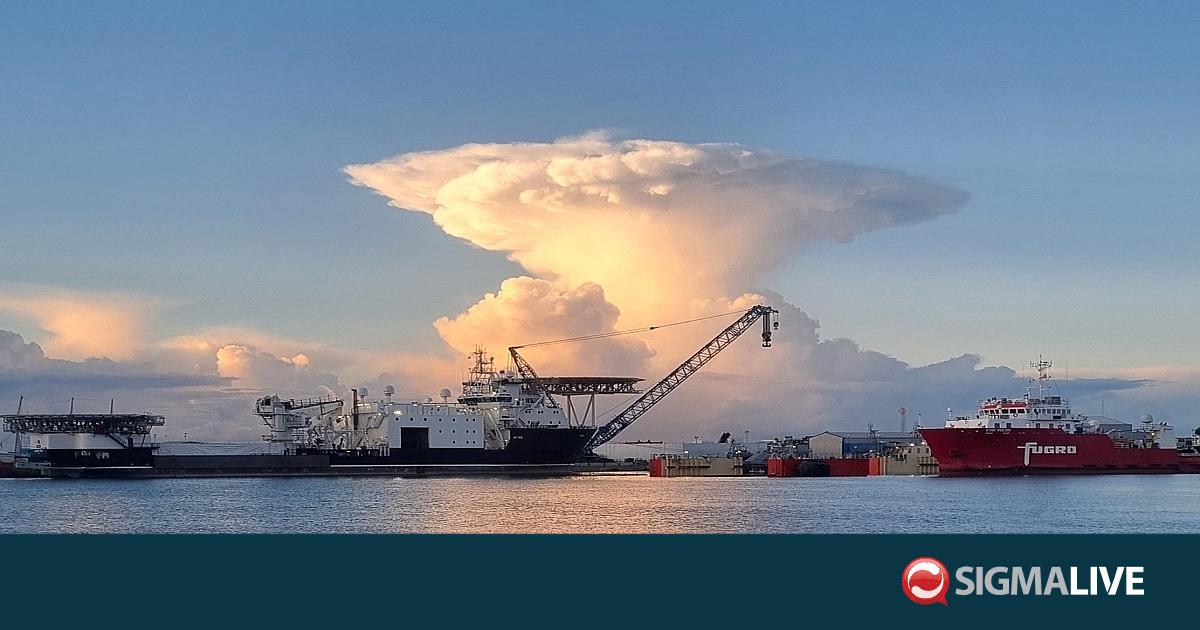 Ένα γιγάντιο «μανιτάρι» εμφανίστηκε στον ουρανό της Κύπρου (pics)