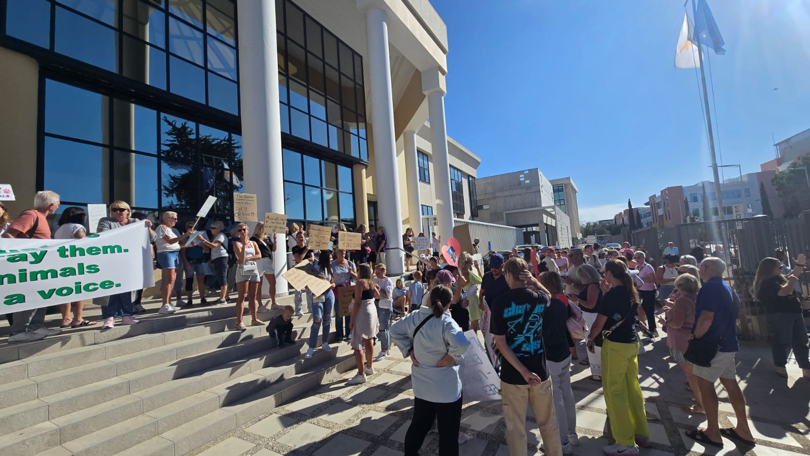 ΠΑΦΟΣ: Εκατοντάδες φιλόζωοι στους δρόμους (ΦΩΤΟ-ΒΙΝΤΕΟ)