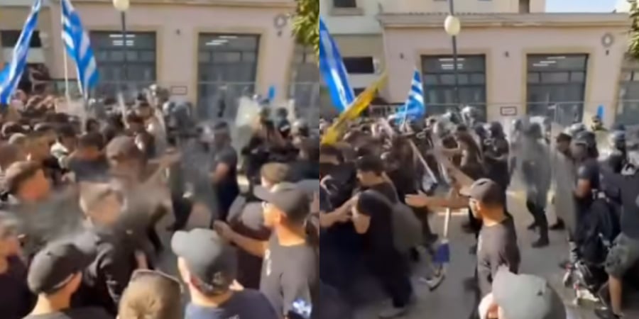 ΒΙΝΤΕΟ: «Επίθεση» της Αστυνομίας με χρήση χημικών καταγγέλλει η ΕΦΕΝ