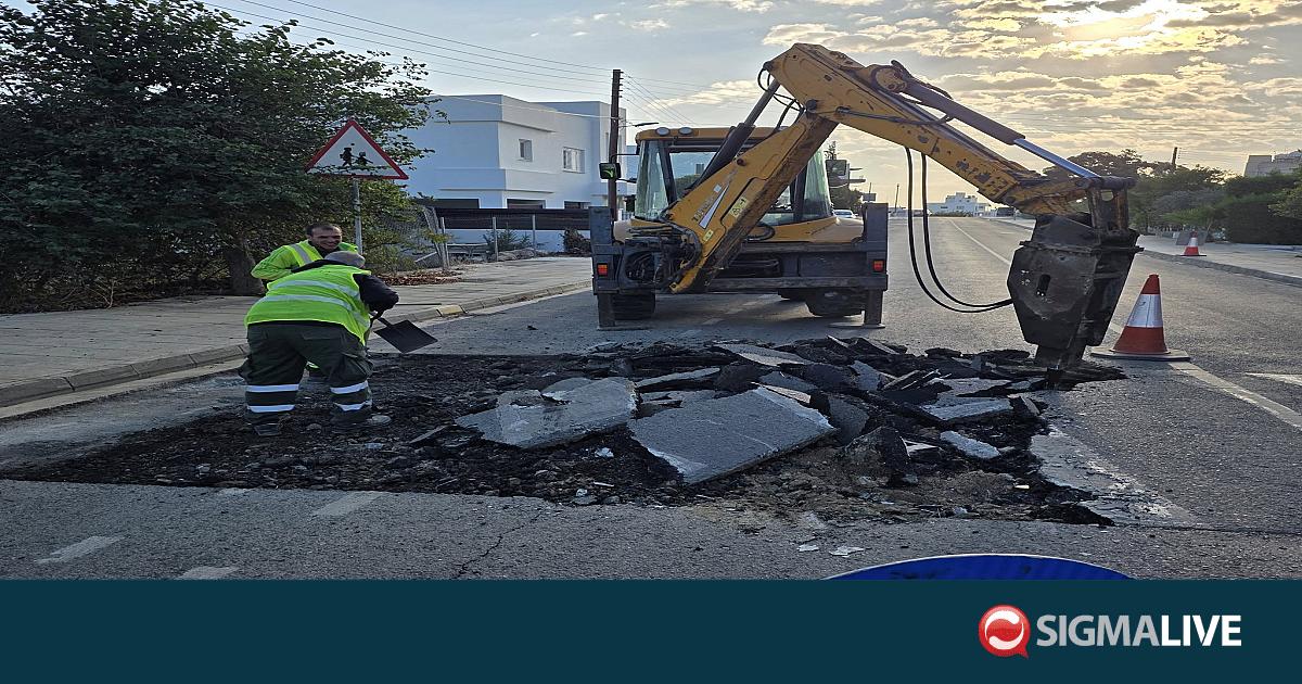 Άρχισε το ξήλωμα των κυρτωμάτων στον Στρόβολο (pics)