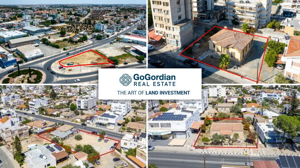 Μοναδικές ευκαιρίες εμπορικών οικοπέδων στην Λευκωσία από την Gordian