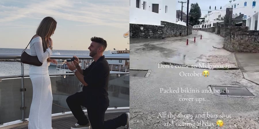 Όταν η Μύκονος σβήνει, η Κύπρος γίνεται σκηνικό μιας ονειρικής πρότασης γάμου