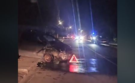 ΒΙΝΤΕΟ: Τροχαία πρόσκρουση κοντά το Γραμμικό πάρκο στη Λακατάμεια