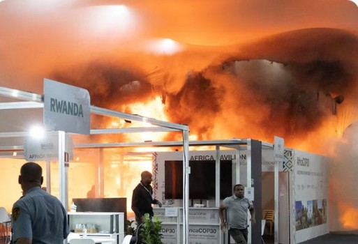 Πυρκαγιά στη COP30 της Βραζιλίας διέκοψε διαπραγματεύσεις για κλίμα (VID)