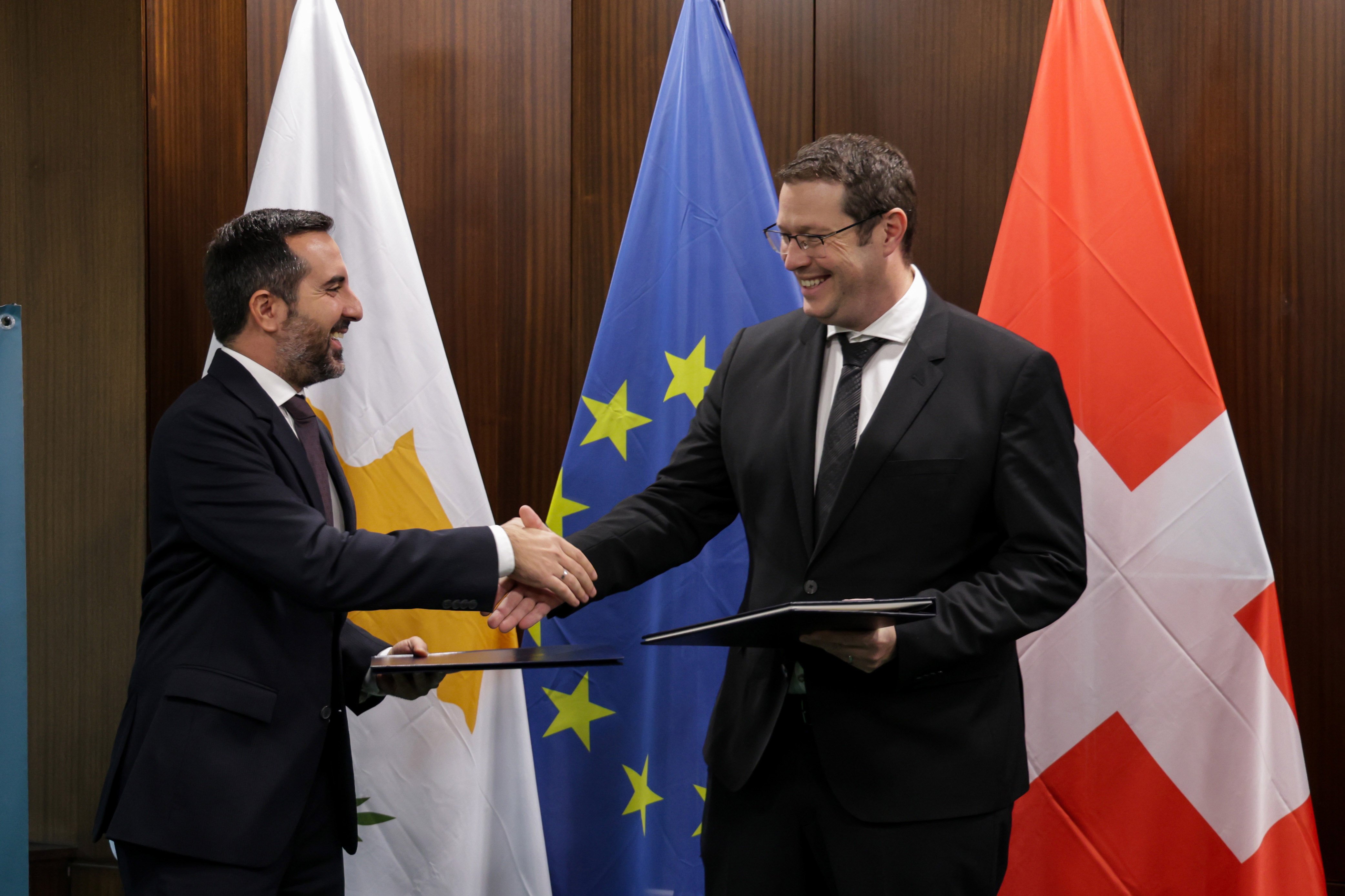 Ελβετία–Κύπρος: Συμφωνία €10,7 εκατ. για στήριξη μεταναστευτικής στρατηγικής