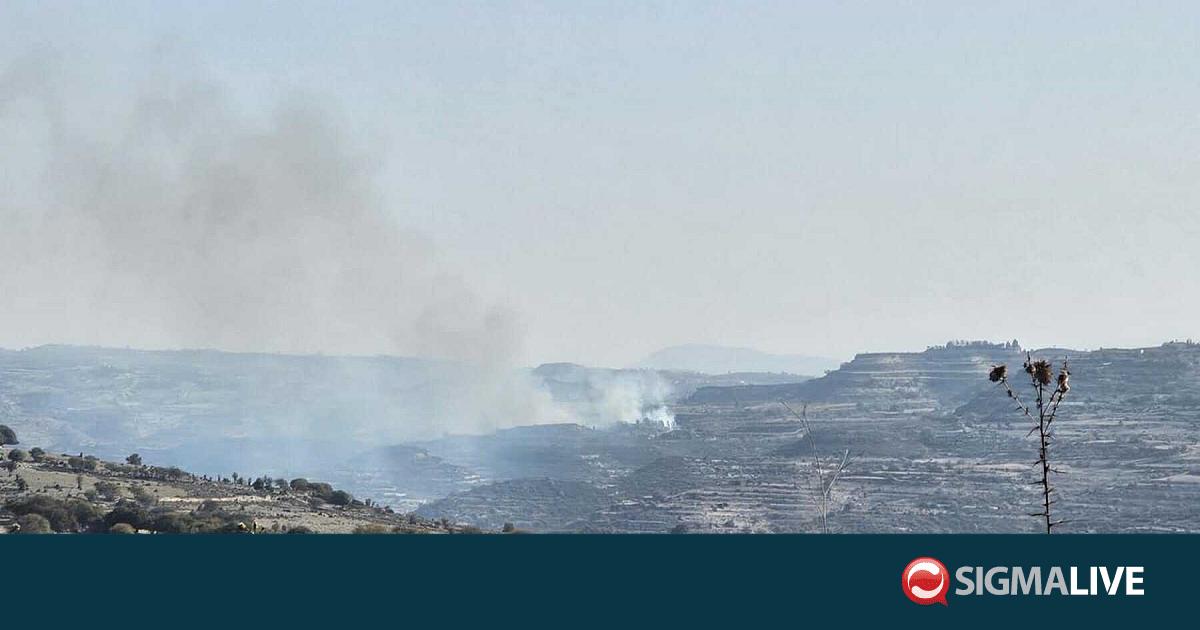 Πυρκαγιά σε δύσβατη περιοχή στη Λεμεσό – Αποστέλλει ενίσχυση το Τμήμα Δασών