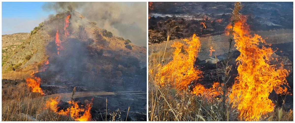 Πυροσβεστικά οχήματα από όλες τις επαρχίες για την πυρκαγιά στην επ.Πάφου