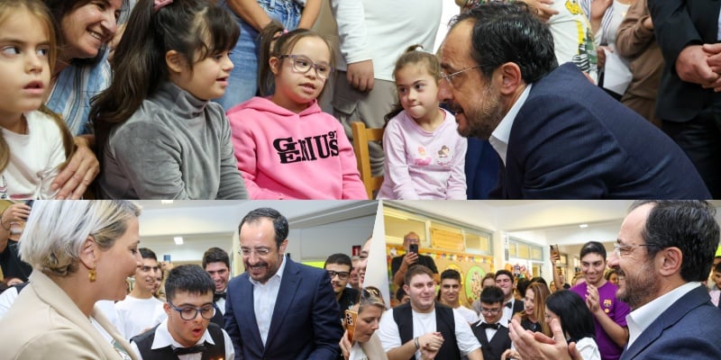 ΒΙΝΤΕΟ: Χόρεψε με παιδιά του ειδικού σχολείου Αποστόλου Βαρνάβα ο ΠτΔ