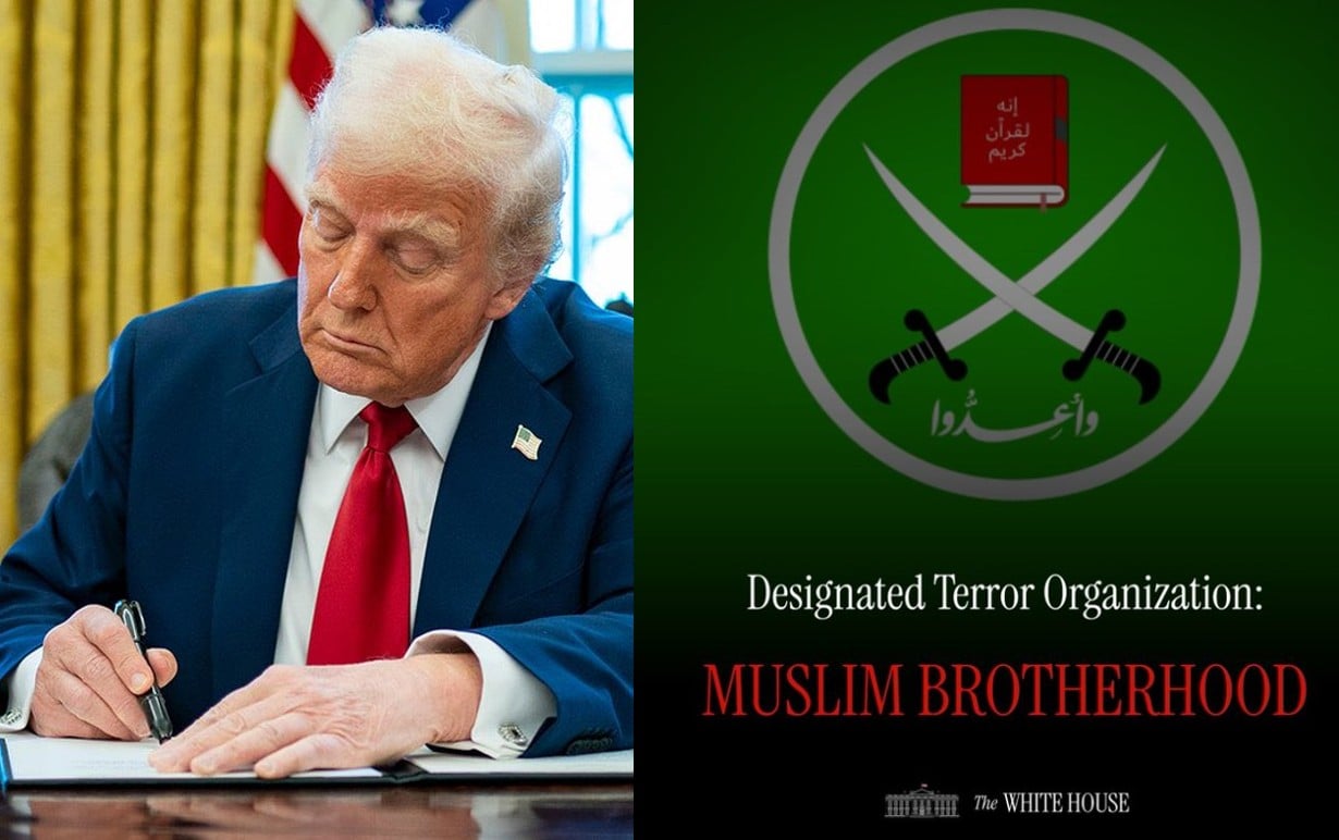 «Τρομοκρατική οργάνωση» οι Αδελφοί Μουσουλμάνοι με υπογραφή Τραμπ