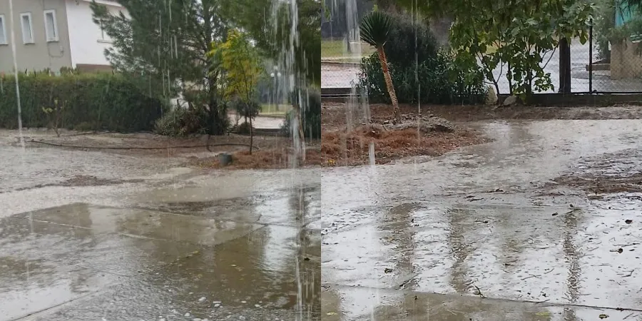 Περιορισμένη ορατότητα στον αυτ/δρομο Λάρνακας-Λευκωσίας λόγω βροχών