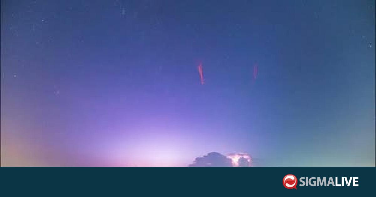 Εμφανίστηκαν Red Sprites στον ουρανό της Κύπρου- Εντυπωσιακό βίντεο ...