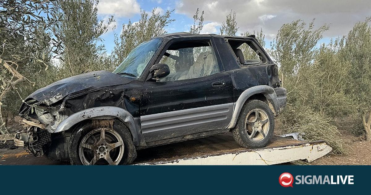 ΦΩΤΟ: Κατέληξε σε ελαιόδεντρα το όχημα 14χρονου – Ανέπτυξε υπερβολική ταχύτητα